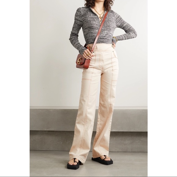 Ulla Johnson Denim - ✨NWT✨Ulla Johnson Albie belted high-rise wide-leg denim jeans